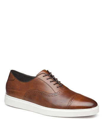 Johnston & Murphy Men's Brody Leather Cap Toe Oxfords