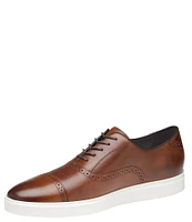 Johnston & Murphy Men's Brody Leather Cap Toe Oxfords