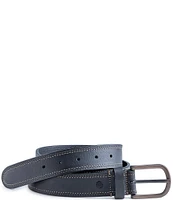Johnston & Murphy Men's Double Contrast Stitched Belt