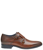 Johnston & Murphy Men's Gibbons Double Buckle Monk Strap Dress Shoes feature: