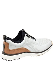 Johnston & Murphy Men's H1-Luxe Hybrid XC4 Waterproof Leather Golf Sneakers