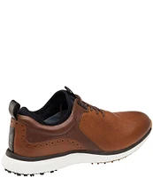 Johnston & Murphy Men's H1-Luxe Hybrid XC4 Waterproof Leather Golf Sneakers