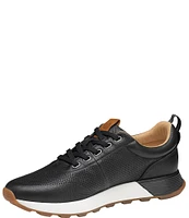 Johnston & Murphy Men's Kinnon Perforated Leather Slip-On Jogger Sneakers