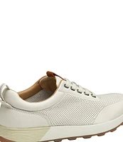 Johnston & Murphy Men's Kinnon Perforated Leather Slip-On Jogger Sneakers