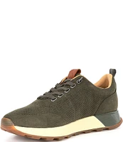 Johnston & Murphy Men's Kinnon Perforated Suede Jogger Sneakers