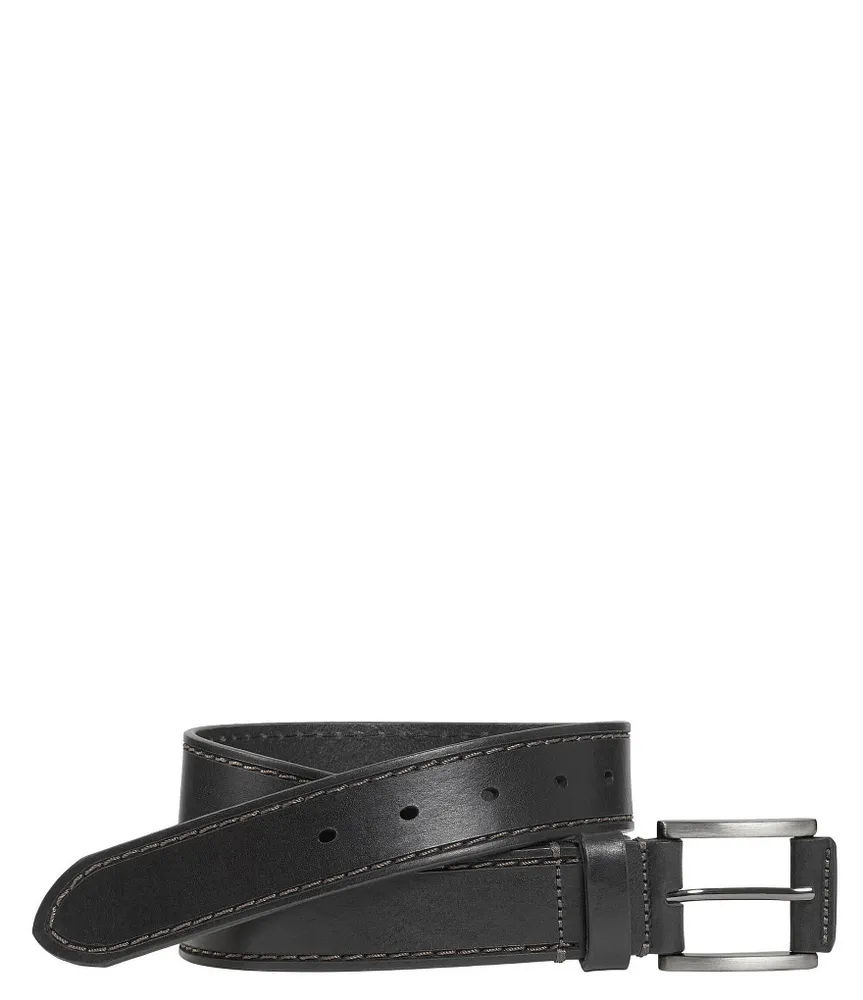 Johnston & Murphy Men's Leather Braided Belt