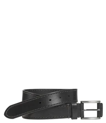 Johnston & Murphy Men's Laser Topstitched Belt