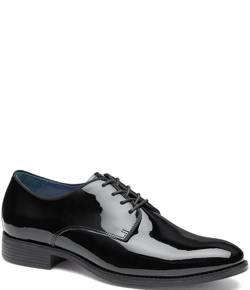 Johnston & Murphy Men's Lewis Patent Leather Plain Toe Oxfords