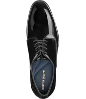 Johnston & Murphy Men's Lewis Patent Leather Plain Toe Oxfords