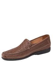 Johnston & Murphy Men's Locklin Woven Venetian Leather Loafers