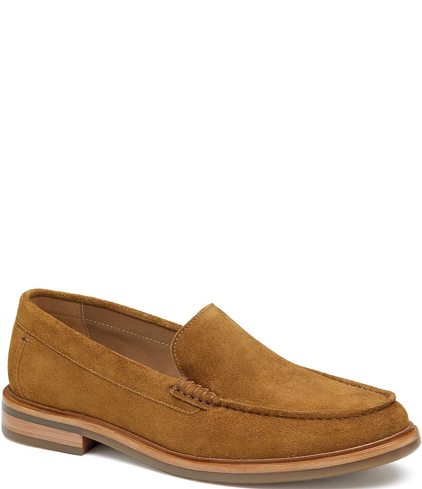 Johnston & Murphy Men's Lyles Suede Venetians