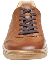 Johnston & Murphy Men's McGuffey T-Toe Perforated Leather Sneakers