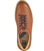 Johnston & Murphy Men's McGuffey T-Toe Perforated Leather Sneakers