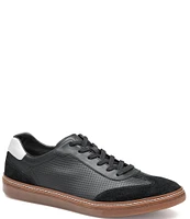 Johnston & Murphy Men's McGuffey T-Toe Perforated Leather Sneakers