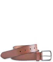 Johnston & Murphy Men's Tumbled Straight Edge Belt