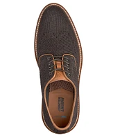 Johnston & Murphy Men's Upton Heathered Knit Wingtip Oxfords