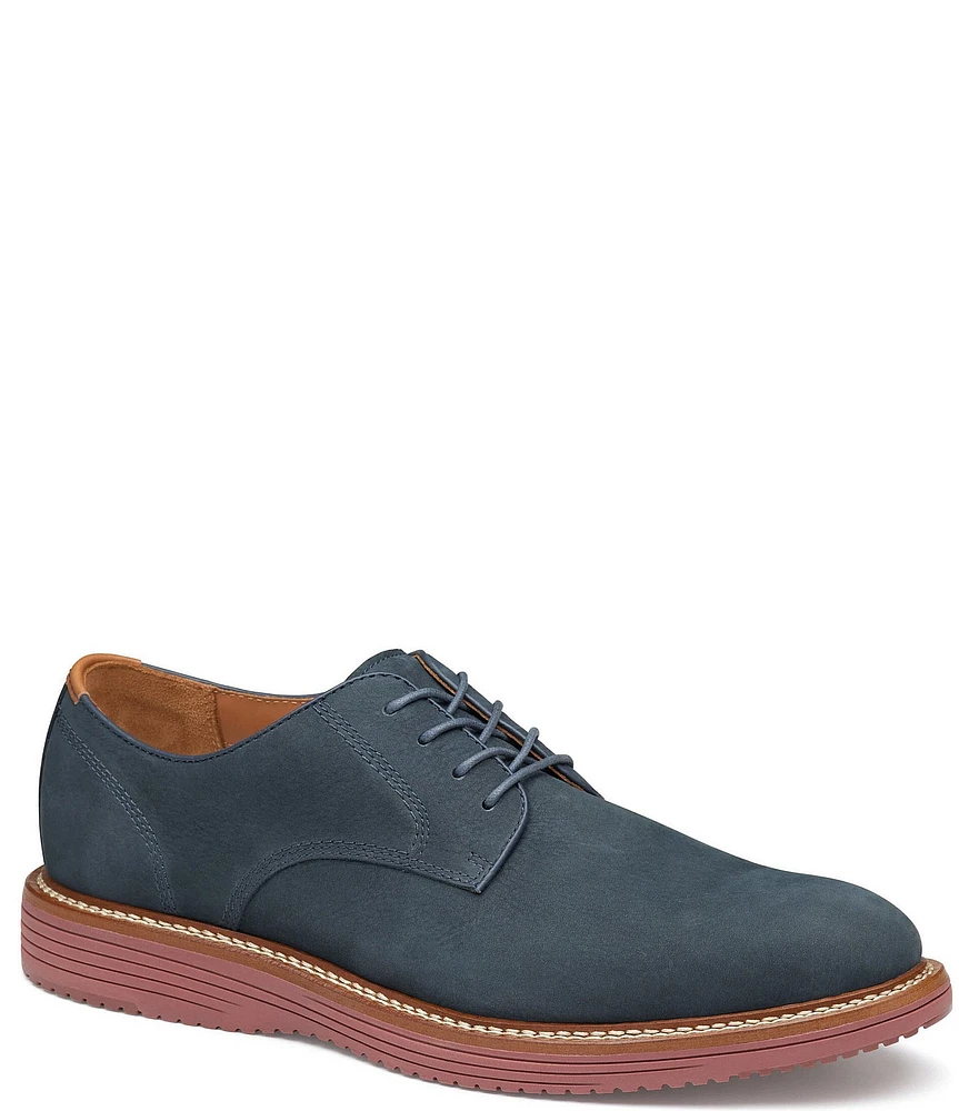 Johnston & Murphy Men's Upton Nubuck Plain Toe Oxfords