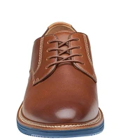 Johnston & Murphy Men's Upton Plain Toe Leather Oxfords