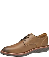 Johnston & Murphy Men's Upton Plain Toe Leather Oxfords