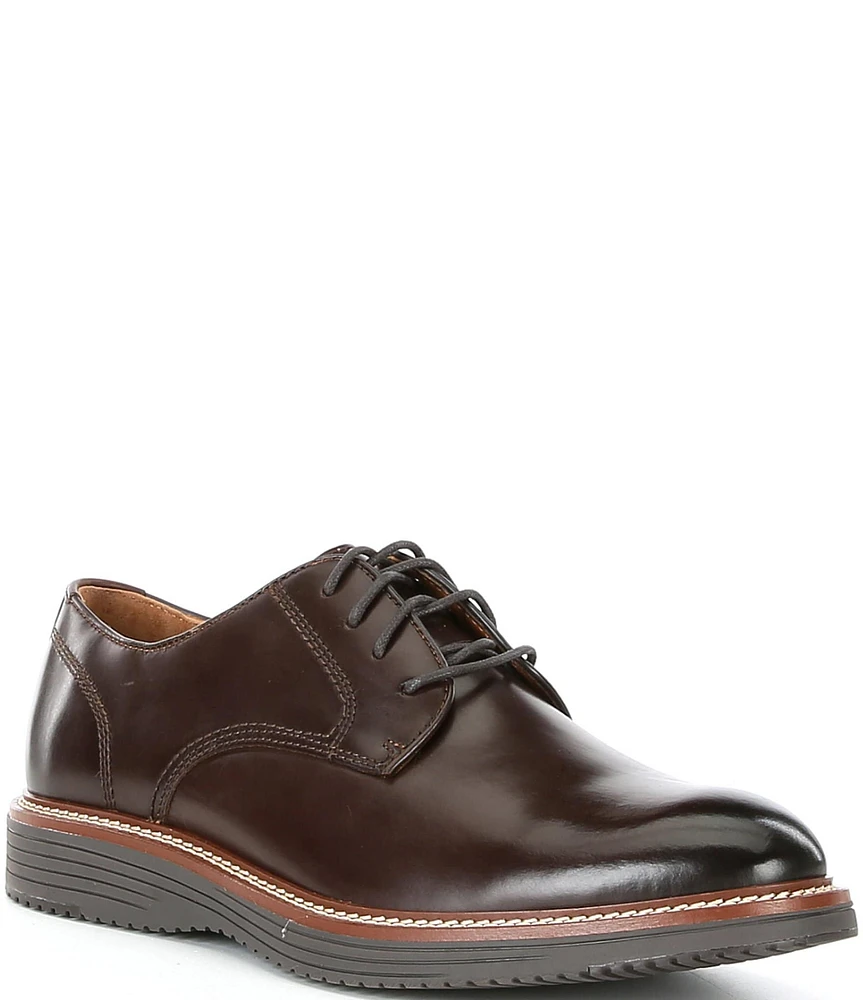 Johnston & Murphy Men's Upton Plain Toe Leather Oxfords