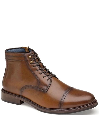 Johnston & Murphy Men's XC Flex Raleigh Cap Toe Leather Boots