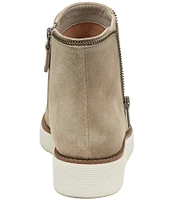 Johnston & Murphy Mitzi Suede Wedge Booties