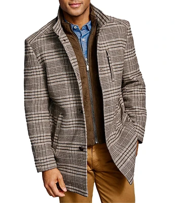 Johnston & Murphy Upton Wool Blend Car Coat