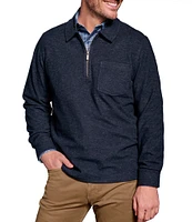 Johnston & Murphy Point Collar Quarter-Zip Pullover