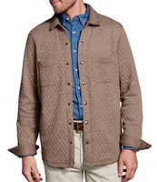 Johnston & Murphy Quilted Shirt Jacket