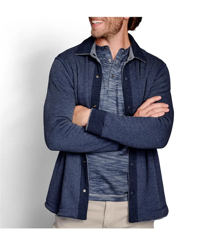 Johnston & Murphy Reversible Fleece Shirt Jacket