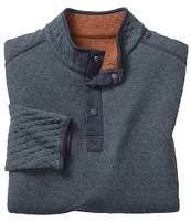 Johnston & Murphy Reversible Quarter-Snap Pullover