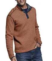 Johnston & Murphy Reversible Quarter-Snap Pullover