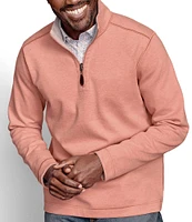 Johnston & Murphy Reversible Solid Quarter-Zip Pullover