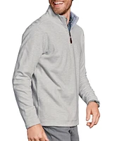 Johnston & Murphy Reversible Solid Quarter-Zip Pullover