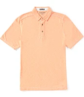 Johnston & Murphy Slub Short Sleeve Polo Shirt