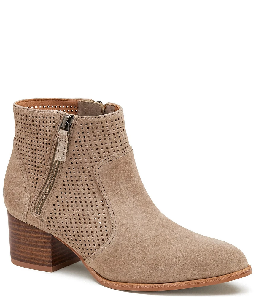 Johnston & Murphy Trista Suede Booties