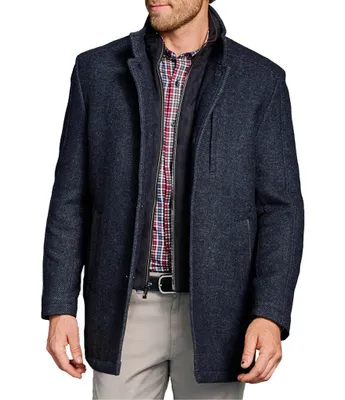 Johnston & Murphy Upton Wool Blend Car Coat