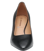 Johnston & Murphy Vicki Leather Block Heel Pumps