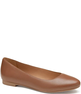 Johnston & Murphy Women's Delanie Leather Ballet Flats