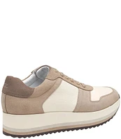 Johnston & Murphy Women's Gracie Leather Platform Sneakers