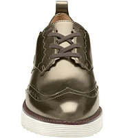 Johnston & Murphy Women's Mitzi Metallic Leather Oxfords