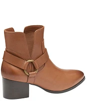 Johnston & Murphy Women's Trista Harness Leather Booties