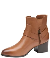 Johnston & Murphy Women's Trista Harness Leather Booties