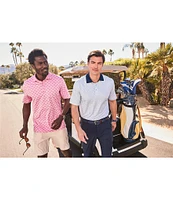 Johnston & Murphy XC4 Dash Print Short Sleeve Polo Shirt