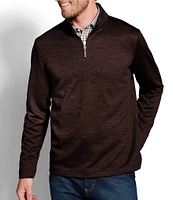 Johnston & Murphy XC4 Performance Stretch Nylon Trim Quarter-Zip Pullover