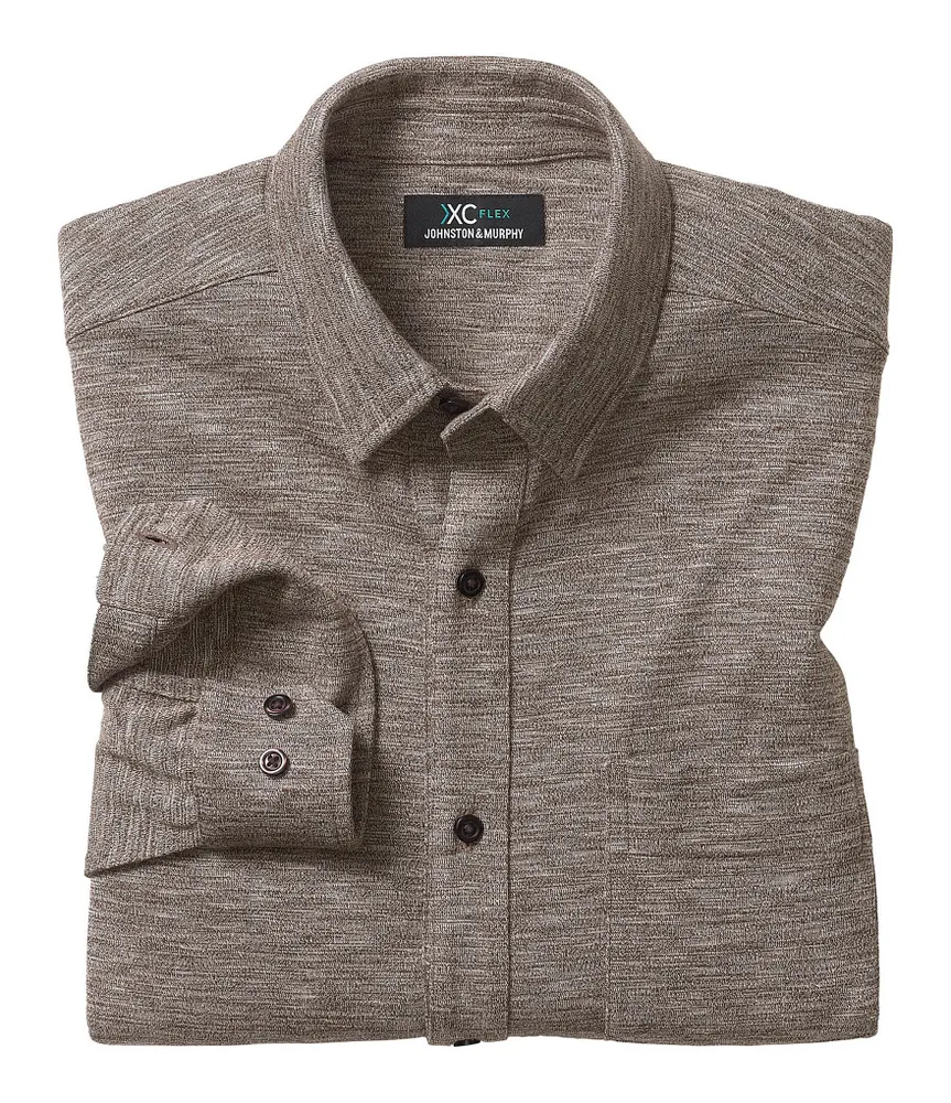 Johnston & Murphy XC Flex Long Sleeve Woven Shirt