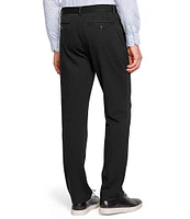 Johnston & Murphy XCFlex Performance Stretch Flat-Front Solid Knit Heathered Pants