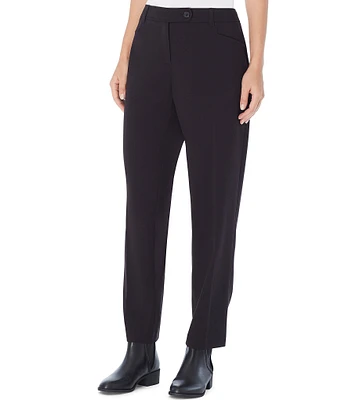 Jones New York Bi-Stretch Tapered Straight Leg Woven Pants