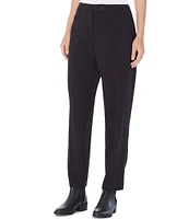 Jones New York Bi-Stretch Tapered Straight Leg Woven Pants