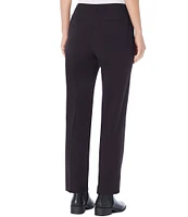 Jones New York Bi-Stretch Tapered Straight Leg Woven Pants